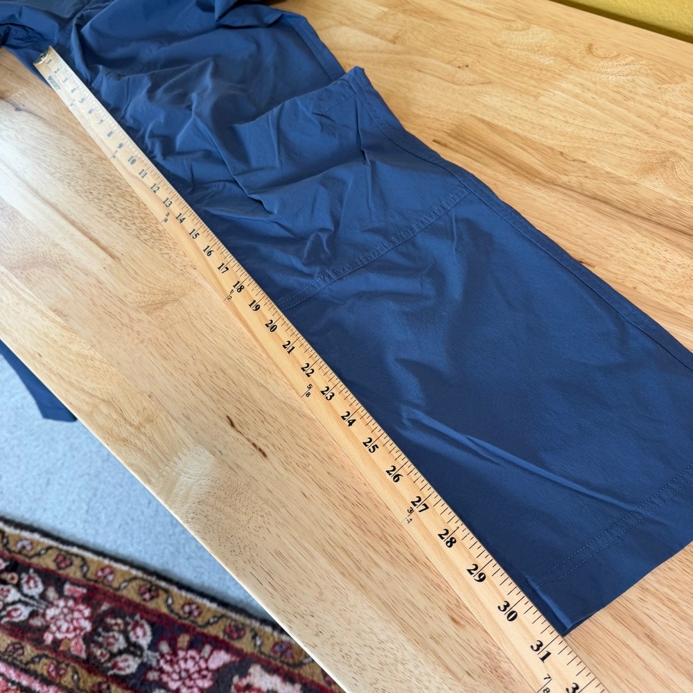 Mountain Hardwear Basin Trek Pants Mens 33 Blue Hiking Nylon Stretch OM9741 - Picture 10 of 11